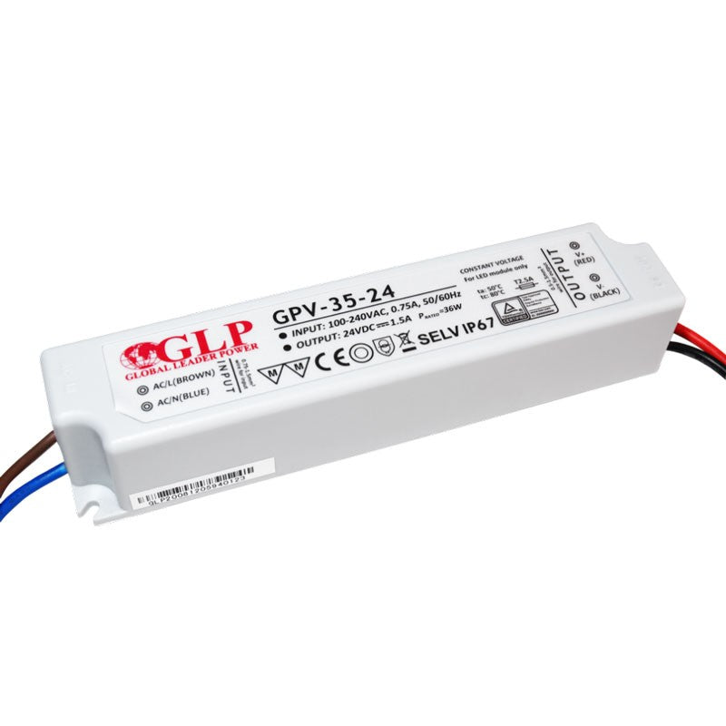 Global Leader Power Glp Gpv-35-24 Led Netzteil 35W 24V 1,5A Ip67 Konstantspannung