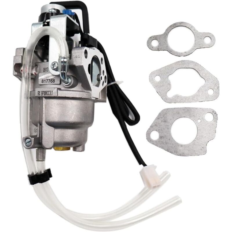 Carburateur de remplacement pour générateur Briggs & Stratton Q6500, références 030761 et 030675, 3 joints fournis