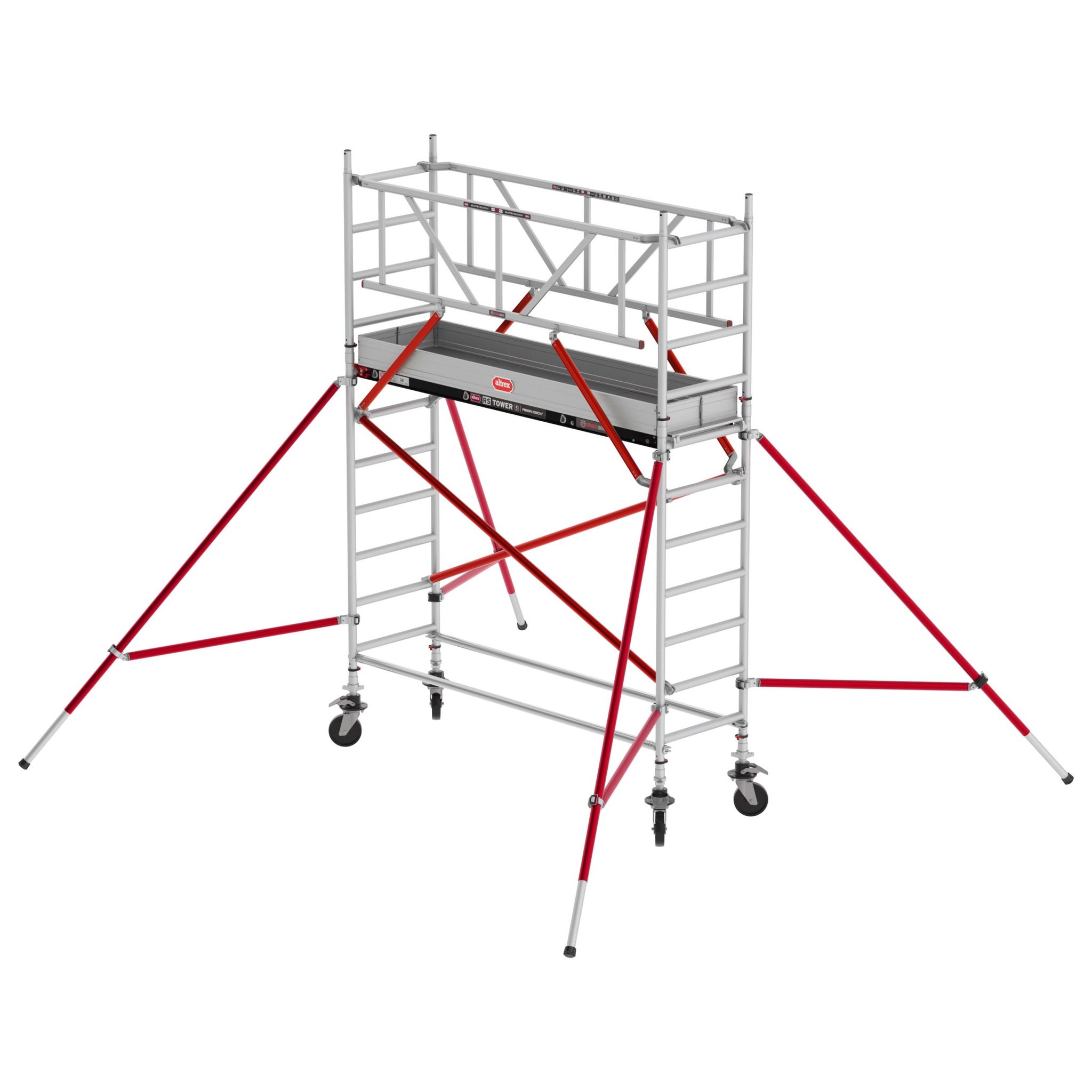 Altrex Fahrgerüst RS Tower 51 Aluminium mit Fiber-Deck Plattform 4,20m AH schmal 0,75x2,45m - Image 2