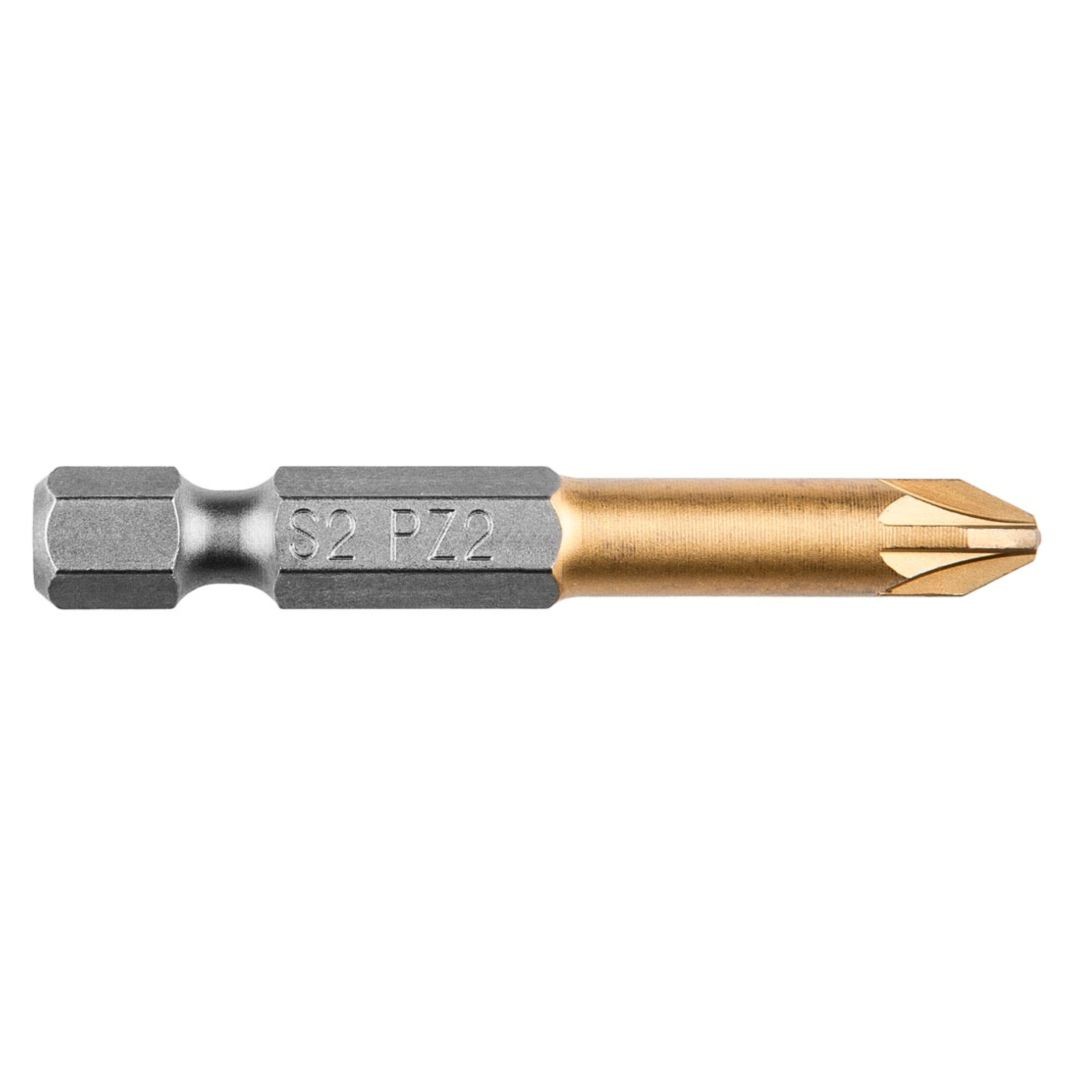 Graphite 1/4" Bit S2 Titannitrid Beschichtet, 50Mm Pz2