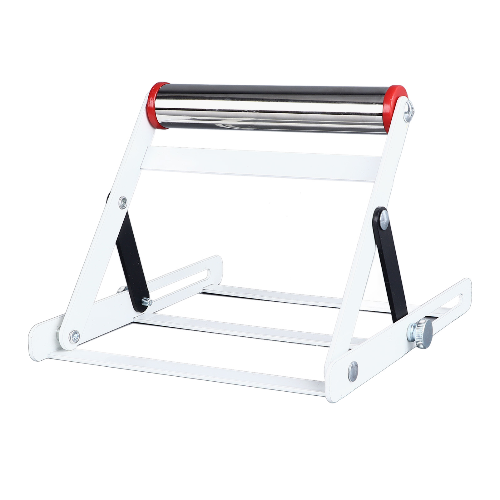 Support pliable pour machine de découpe, hauteur réglable de 55 à 135 mm, acier et fer, 1 pièce