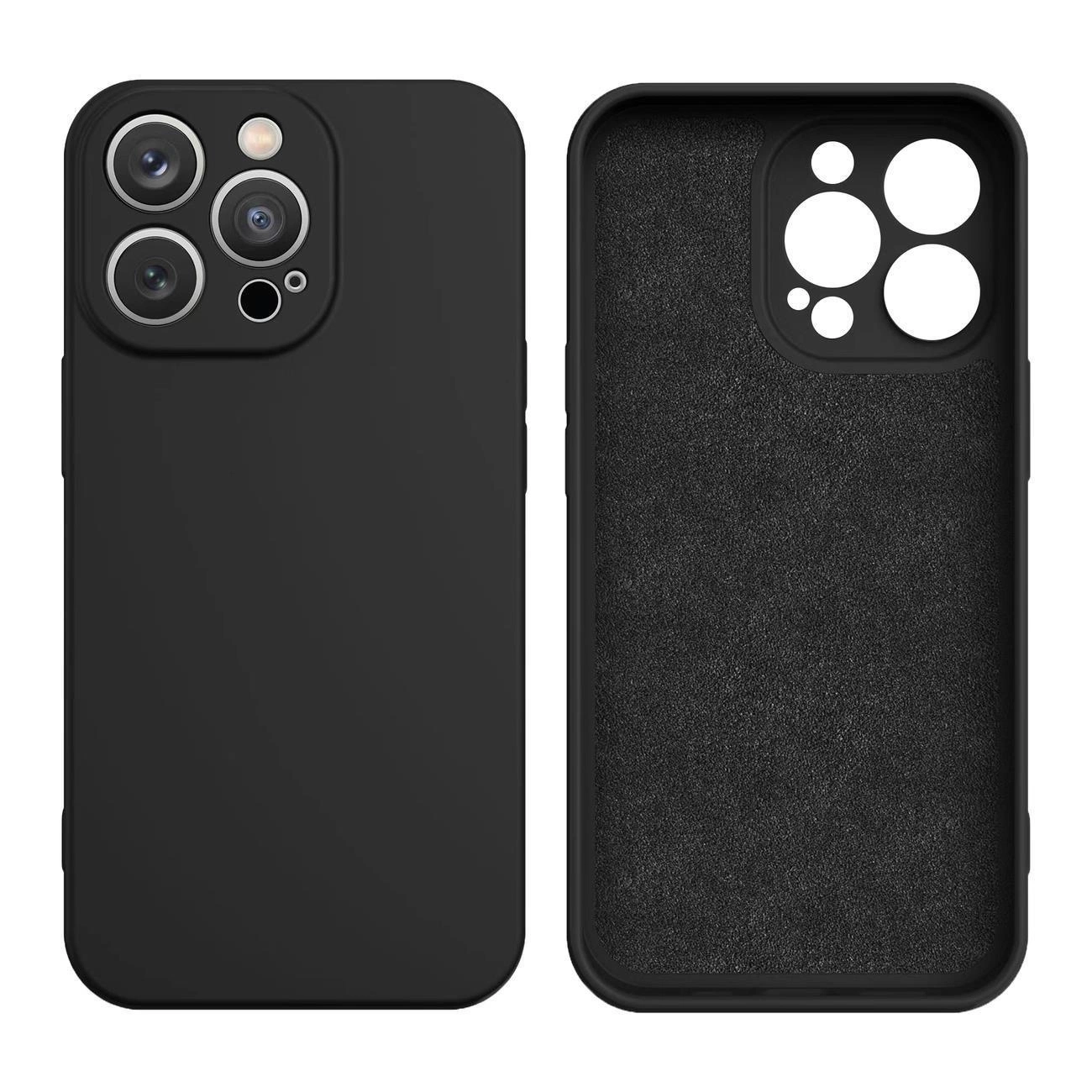 Oem Schwarz Silikonhülle Für Samsung Galaxy A55 –