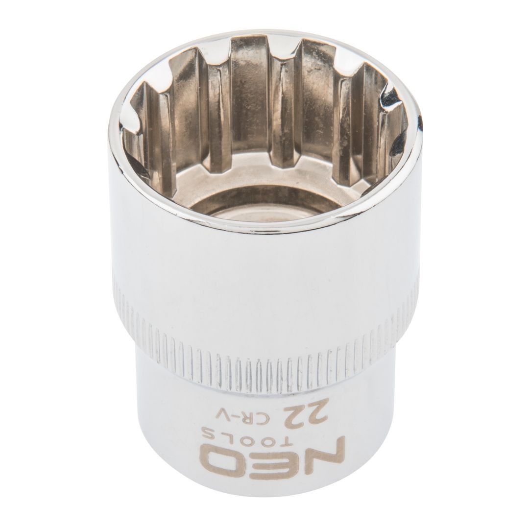 Für TOPEX-NEO-GRAPHITE NARZĘDZIA 08-594 SPLINE SOCKET 1/2"", 22MM, NEO - Bild 5