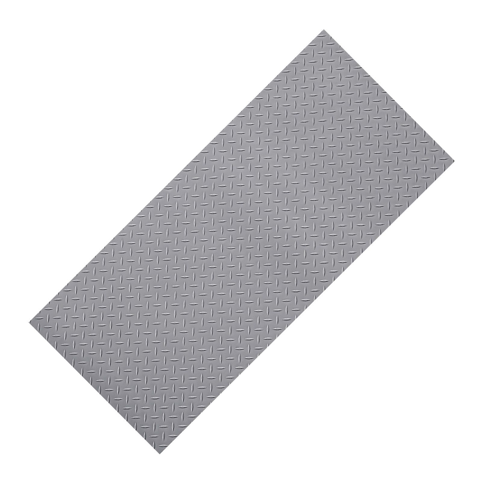 Tapis de sol pour garage 2,28 x 5,2 m en PVC épais 2,2 mm, motif diamant antidérapant, ruban adhésif double face inclus