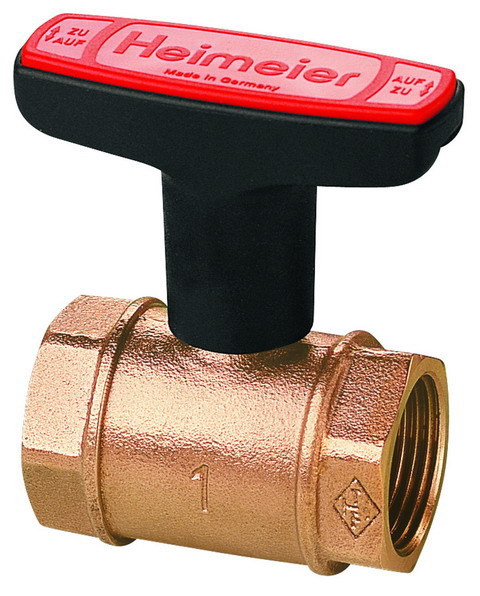 Heimeier Rot Globo H Heizungskugelhahn Aus Guss Dn 15 1/2'' Ig 0600-02.000