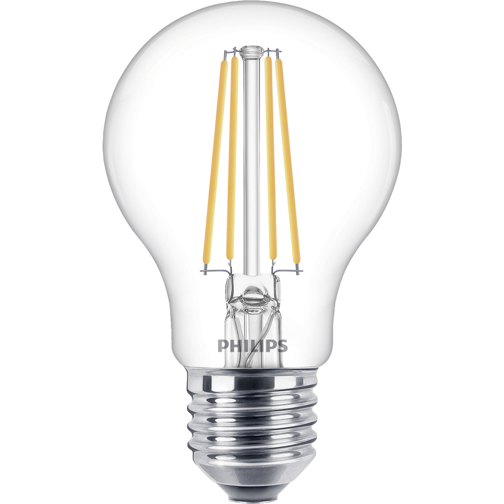 Philips Licht - Led 77757900 Led Eek E (A - G) E27 Glühlampenform 7 W = 60 W Warmweiß (Ø X L) 6 Cm X 10.6 Cm