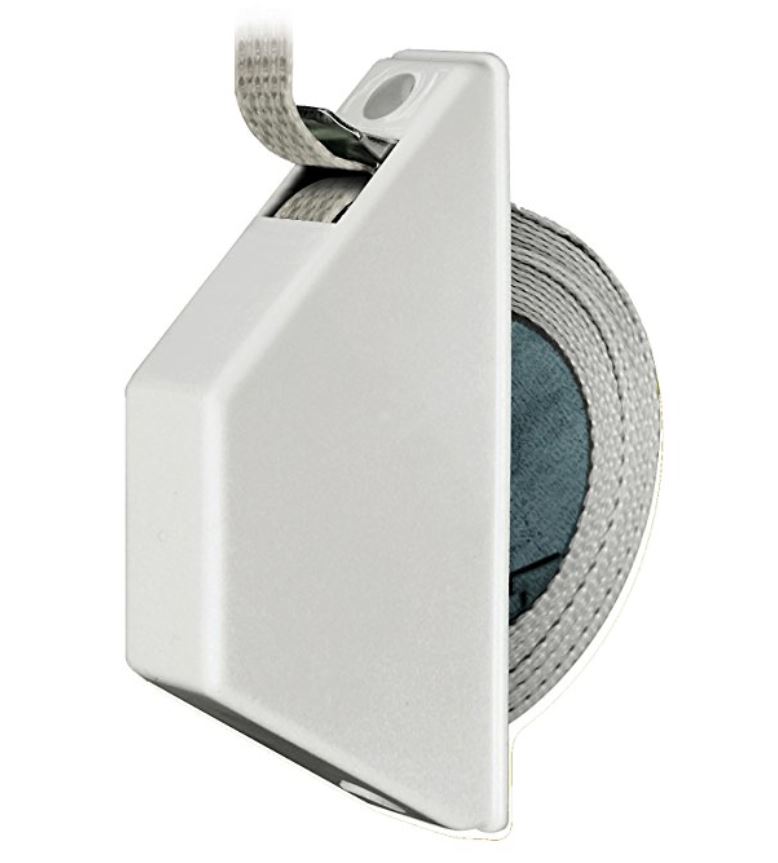 Halbeinlaß Wickler Mini, Weiß, 5m Gurt - Schellenberg