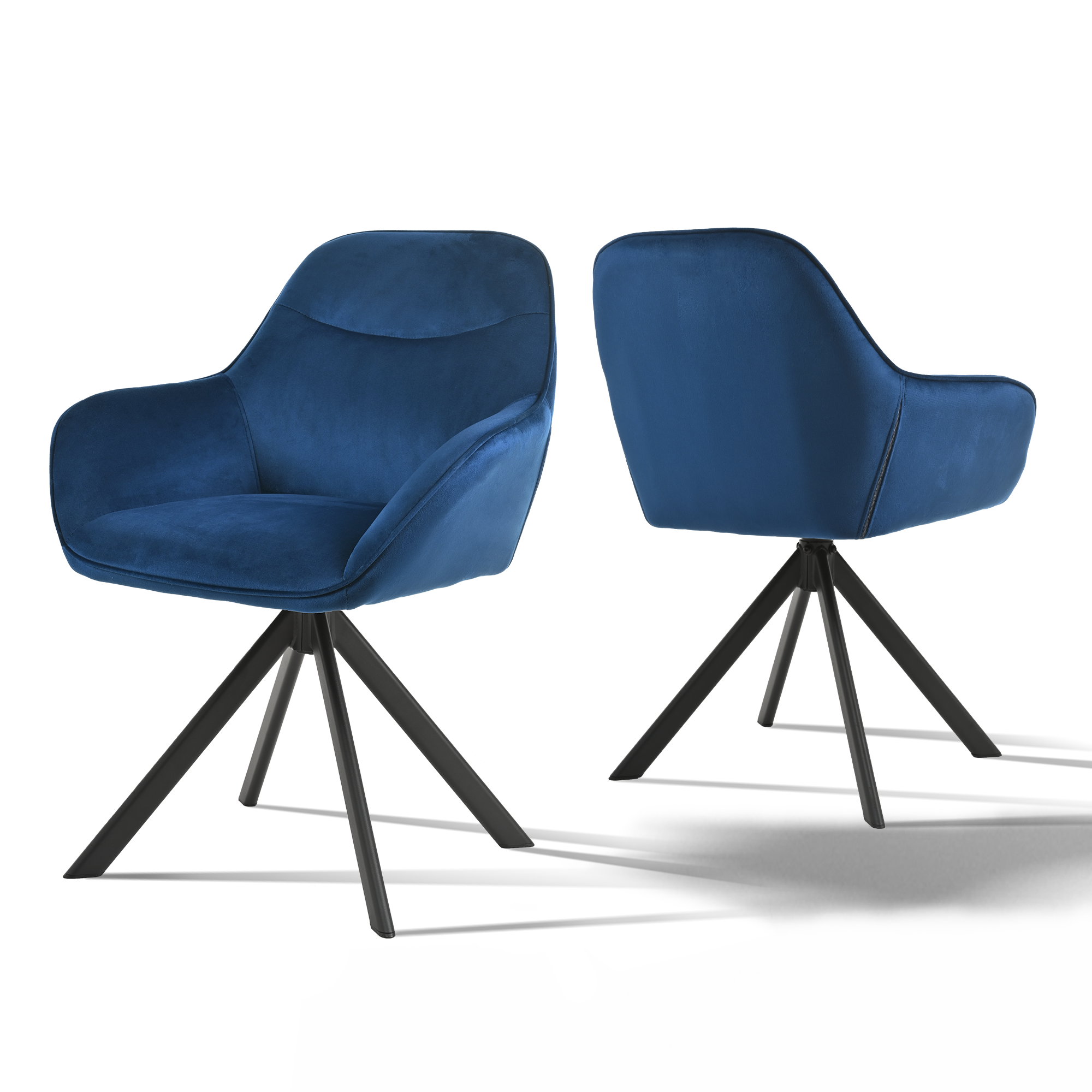 Goeurvant Chaise Pivotante À 360° Avec Assise Moelleuse