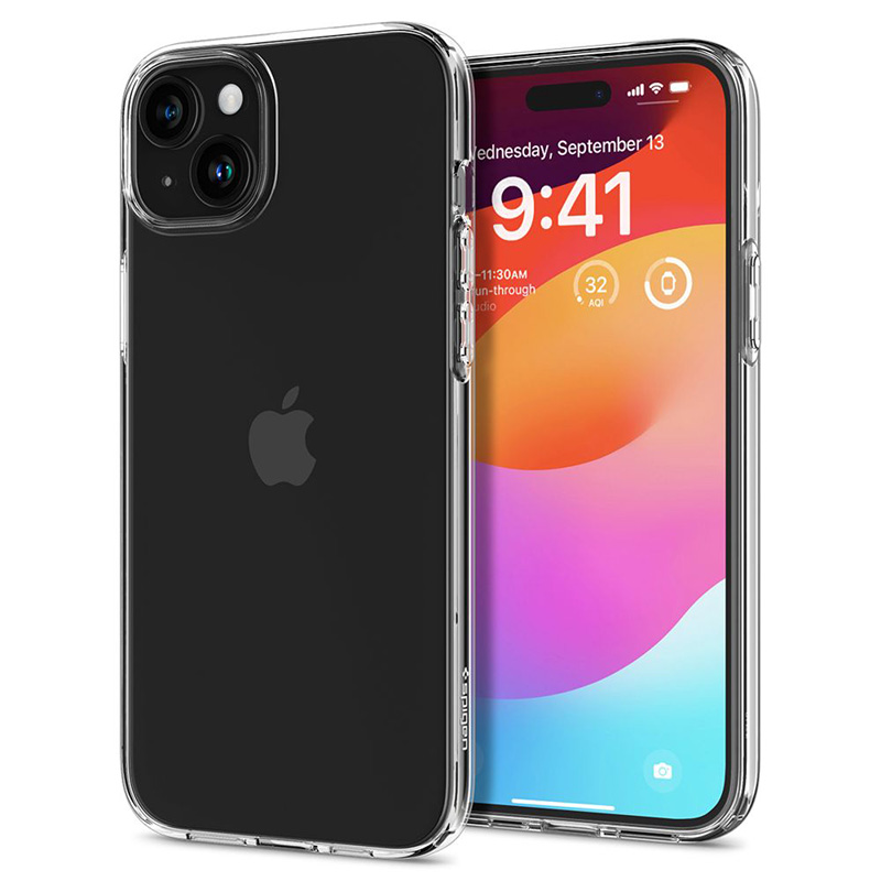 Spigen Liquid Crystal iPhone 15 6.1" crystal clear ACS06786 (Apple iPhone 15), Smartphone Hülle, Transparent - Bild 6