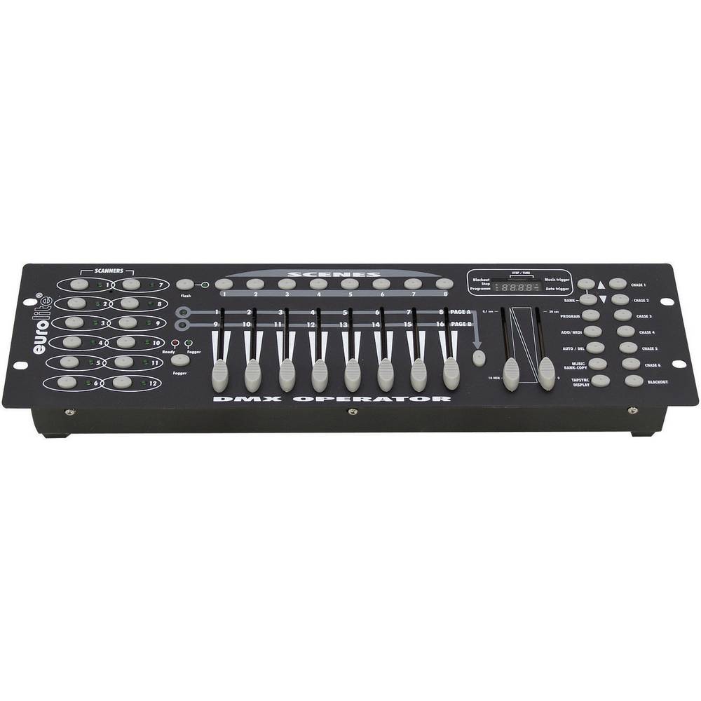 Eurolite Dmx Operator 192 Controller Dmx 16 Canali 19 Pollici, Controllo Del Suono