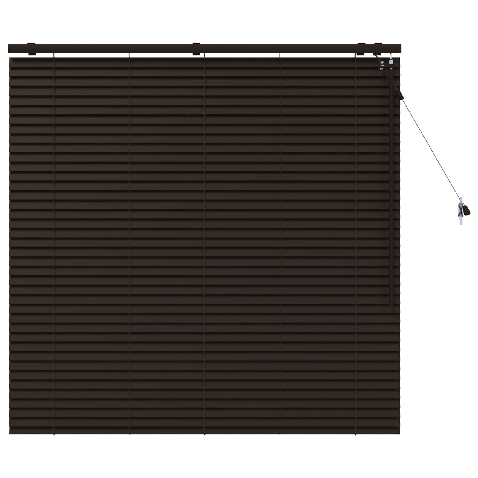 Vidaxl Dunkelbraun Venetian Blind Dark Brown 125 X 130 Cm 35 Mm