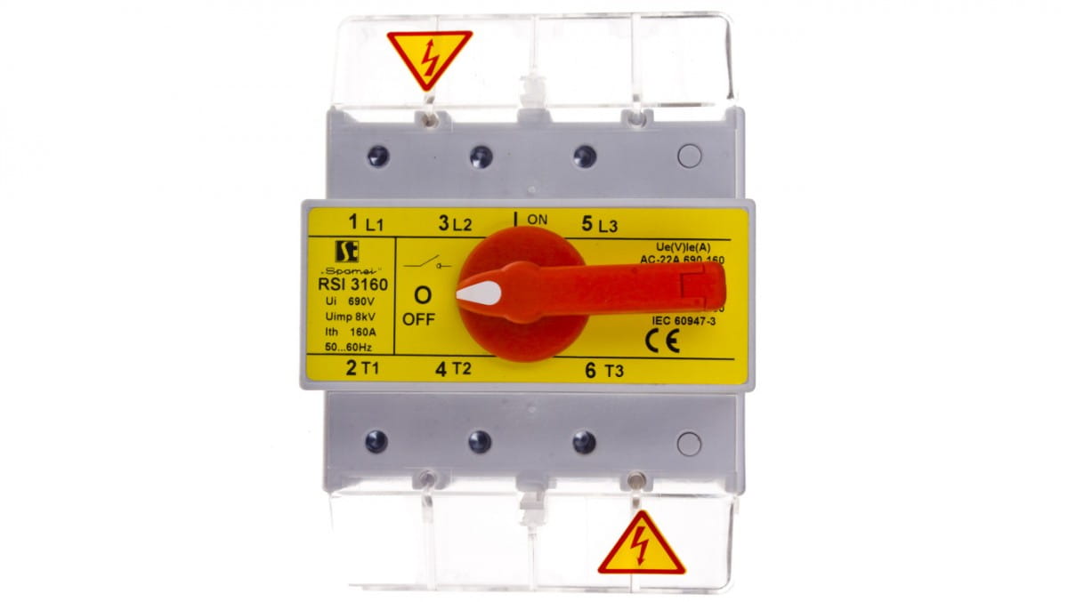 Oem 3-Poliger 160-A-Lasttrennschalter Mit Drehknopf Am Trennschalter Rsi-3160W03