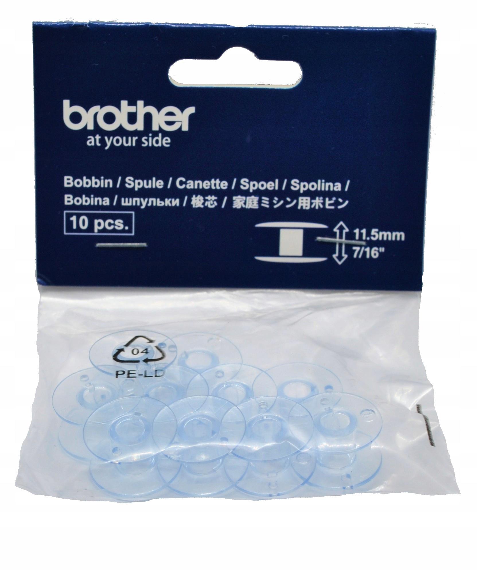 10 Spulen 11,5 mm hoch aus Kunststoff für Brother Nähmaschinen + Stickmaschinen - Image 4