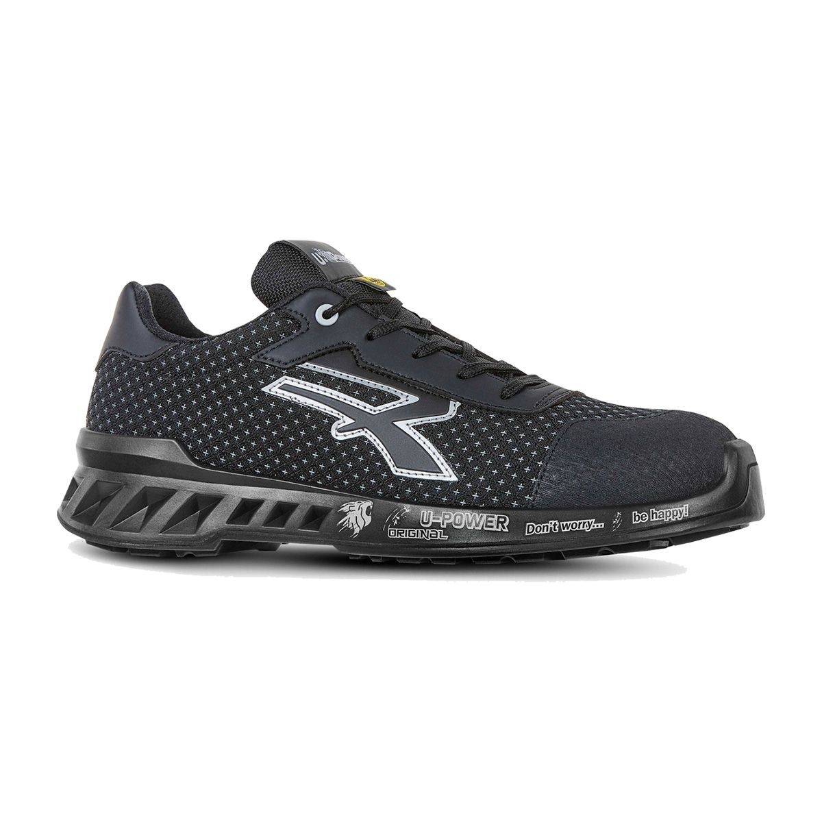Scarpe Antinfortunistiche U Power Logan S3 Linea Redleve Nero grigi...