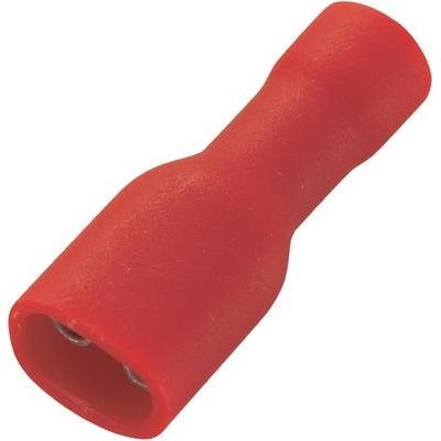 TruComponents 1566938 Blade Receptacle 4.8mm Red Insulated 50 pieces