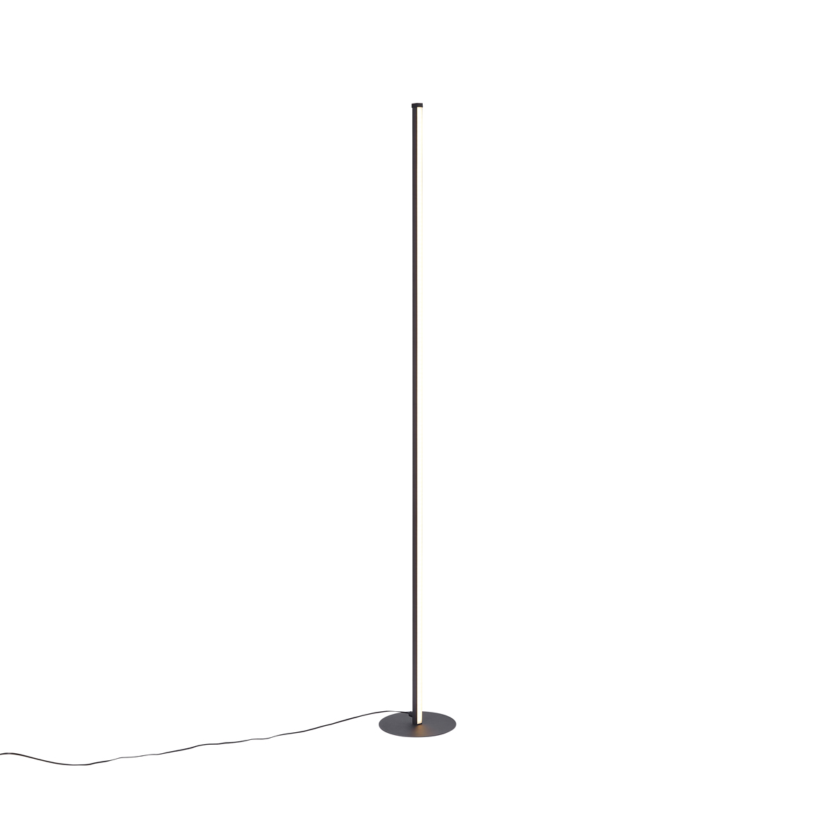 Qazqa Design Floor Lamp Black Incl. Led With Touch Dimmer -