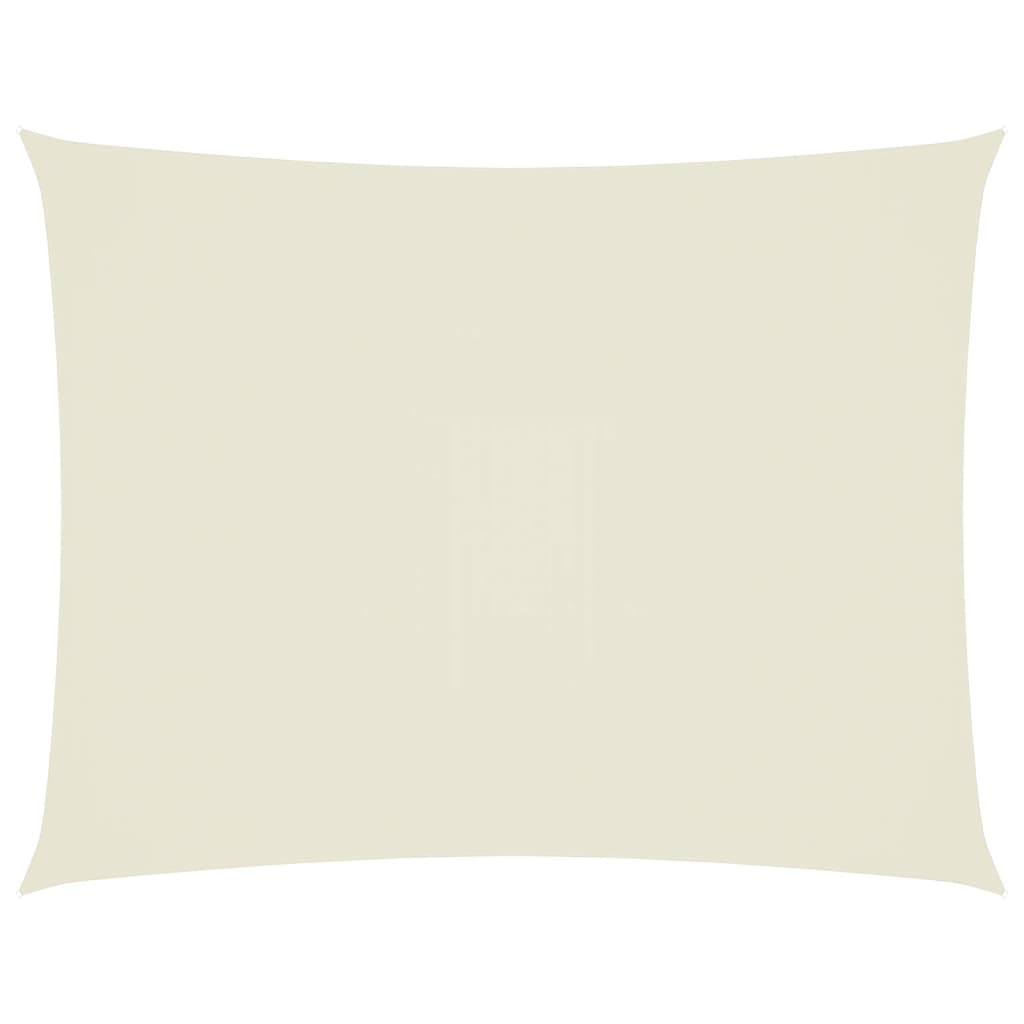 Vidaxl - Voile De Parasol Tissu Oxford Rectangulaire 4x5 M Crème