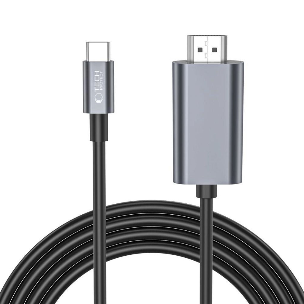 Tech-Protect HDMI – USB C (2 m), Videokabel, Schwarz - Image 3