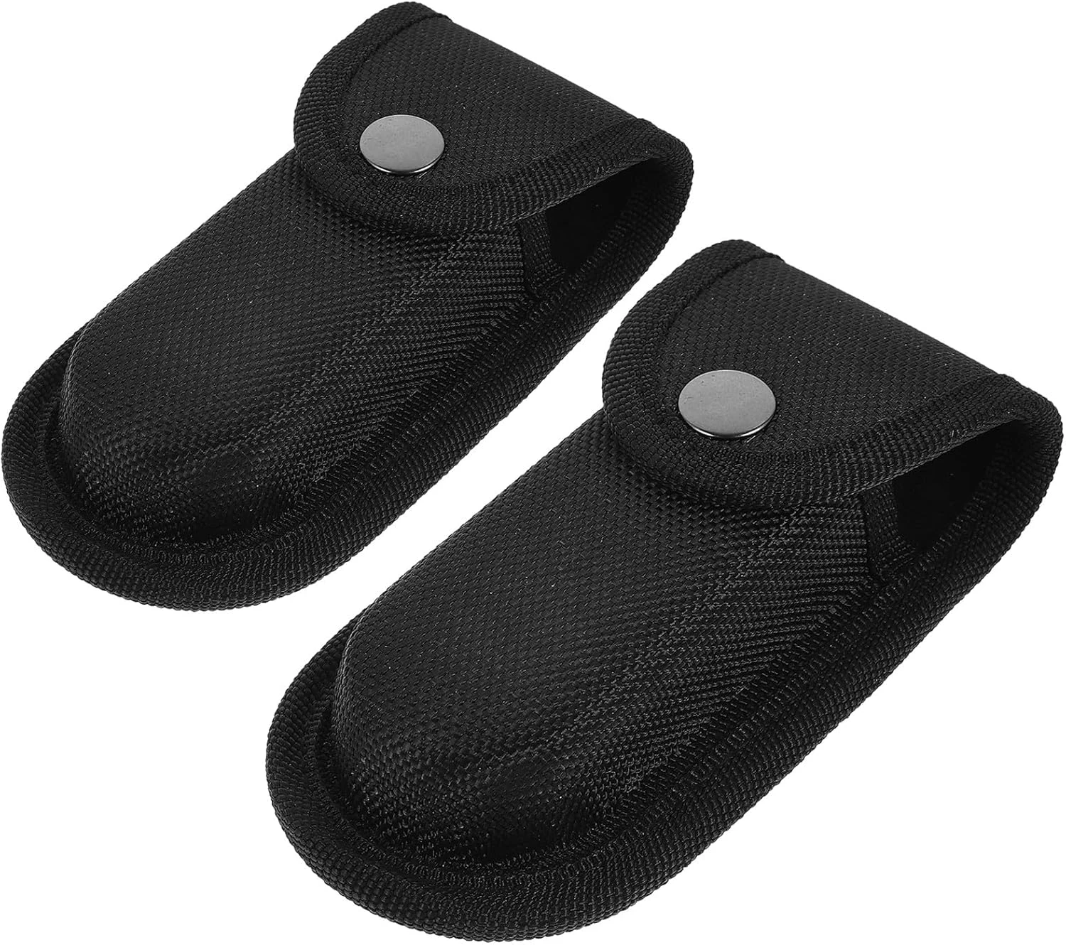 Pochette porte-outils en nylon noir, 13 x 6,8 cm, passant de ceinture, lot de 2