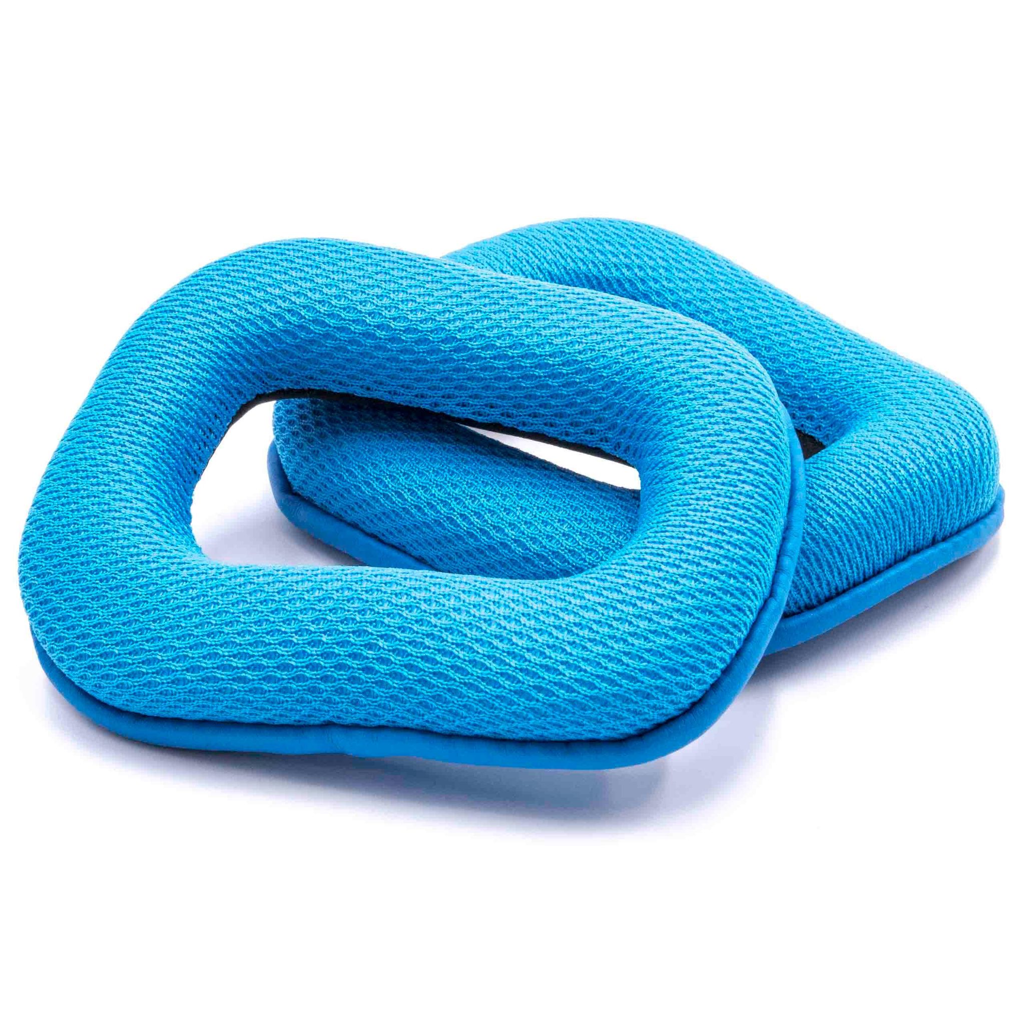 Vhbw 2x Ear Pad Cups Cushion Covers Compatible With Logitech G430, G930, F450, F430, G450, G35 On-ear Headphones Headset - Blue