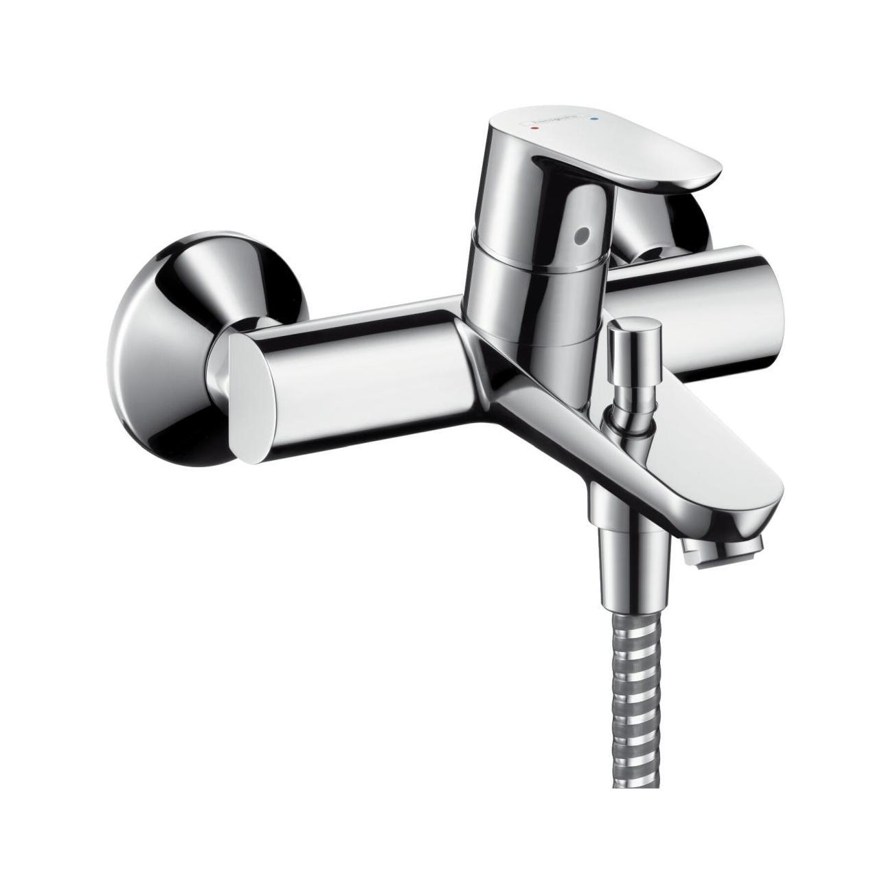 Badewannenarmatur Focus E Verchromt Wasserhahn Einhebelmischer - Hansgrohe