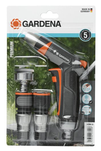 Gardena Premium Grundausstattung, 5-Teilig, Reinigungsspritze, Wasserstop, Schlauch- & Hahnverbinder - Image 10