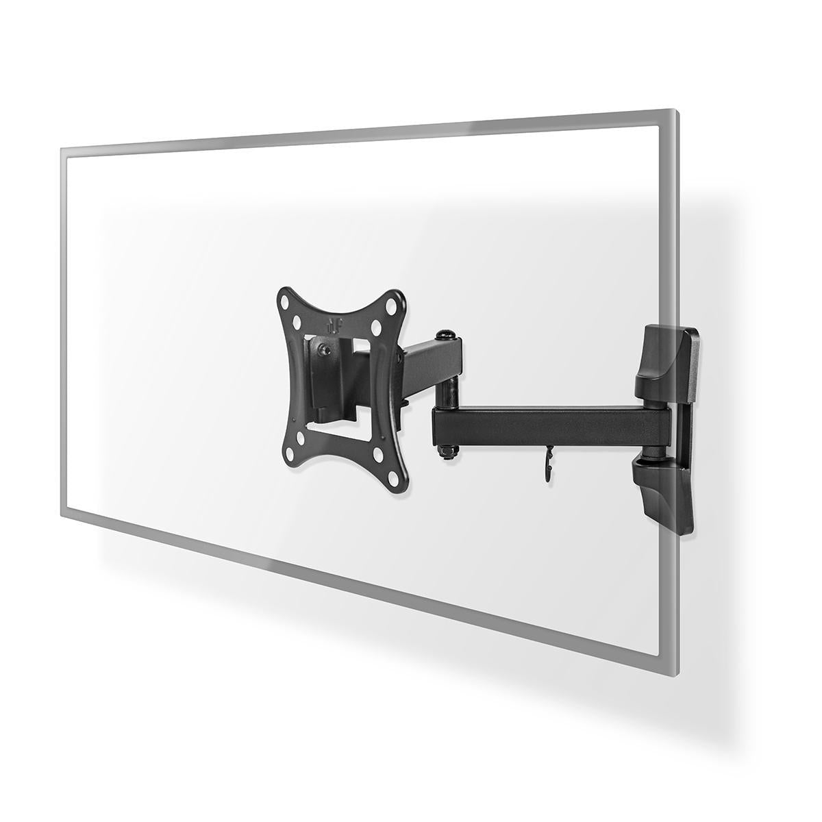 Nedis Mehrfarbig Wandhalter Schwenk. 180° 15Kg (Tvwm1510bk 13-27Z Sw)
