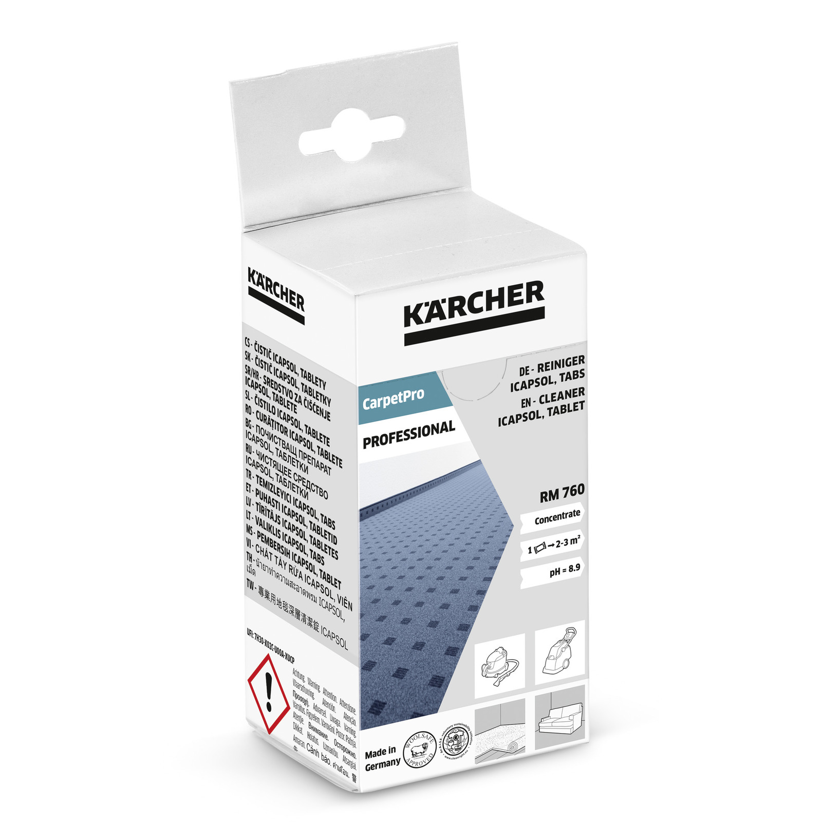 Karcher Kärcher Reiniger Teppichreiniger Für Puzzi - Carpetpro 16 Tabs Tabletten - Rm760