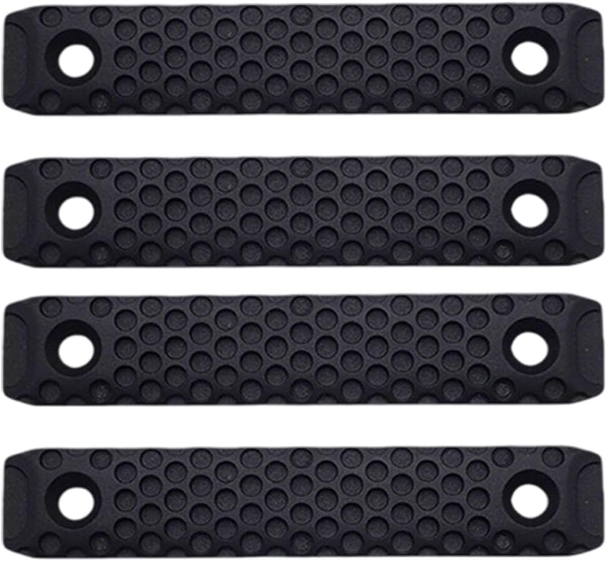 Rampes de protection antidérapantes en nylon, 8 ou 12 cm, noir, lot de 4