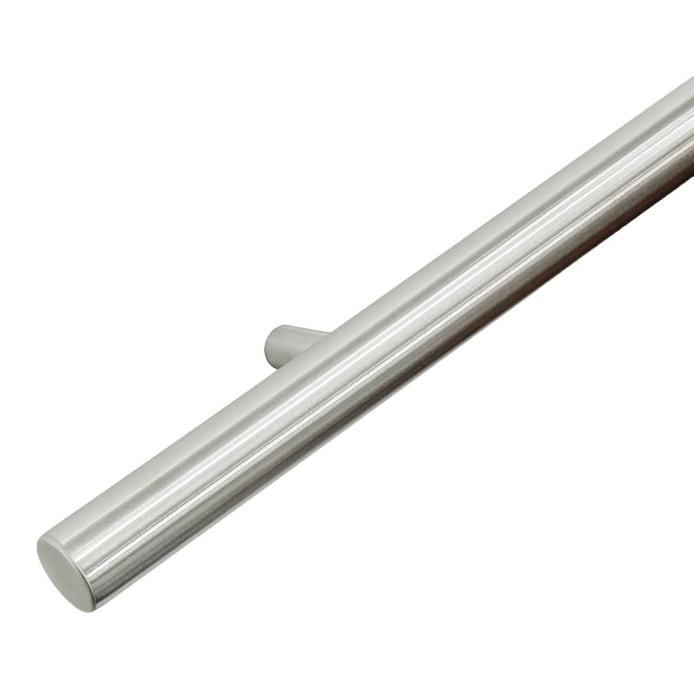Vivol - Design-edelstahl-geländer - Matt-gebürstet - 100 Cm - 2 Halter