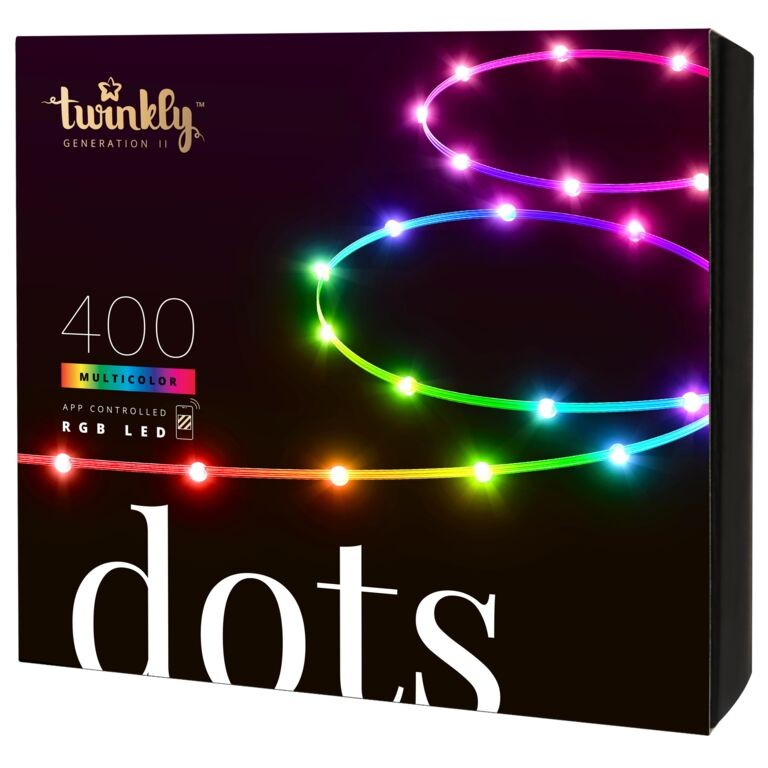 Twinkly Dots 400 LED-Lichterkette TWD400STP-TEU RGB 20 m, transparentes Kabel - Bild 2