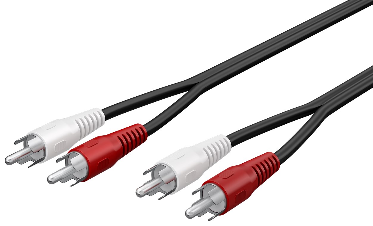 Cavo Di Collegamento Stereo 2x Rca, 2 Spina Rca audio Sinistro dest...