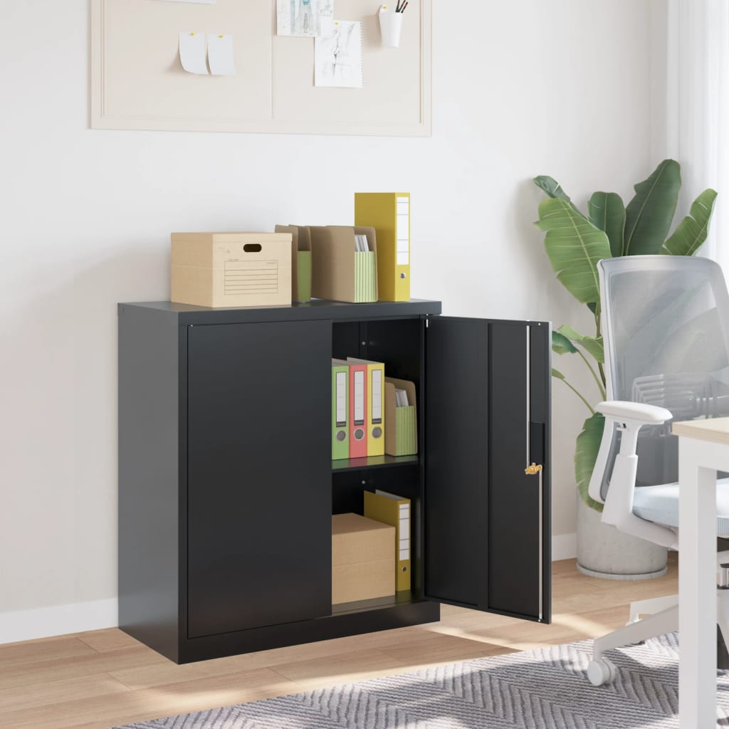 vidaXL Classeur anthracite 79x40x90 cm acier 339735
