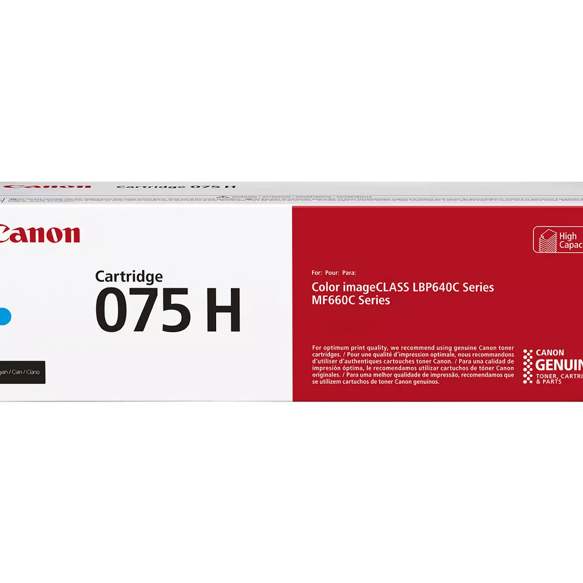Canon Unisex Cyan 075 H Ergiebige Toner-Cartridge - Bild 4