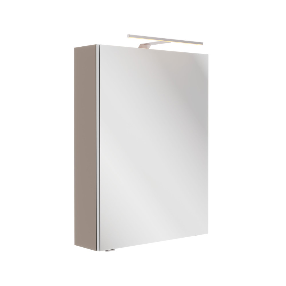 Sbc Spiegelschrank 500 Mm Re Cubanit Grau 500x680x153 Mm