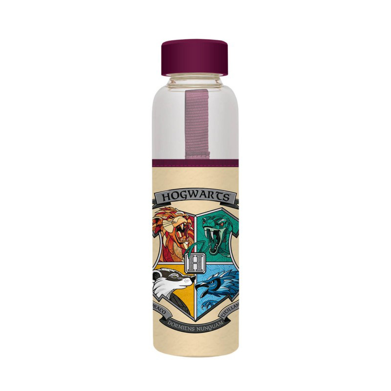 Grupo Erik Trinkflasche Harry Potter Wasserflasche Glas Sportflasche Kinder - Wasserflasche Glas - Harry Potter Fanartikel - Harry Potter Geschenke Offizielle Lizenz - Bild 5