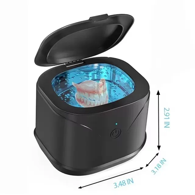Nettoyeur à ultrasons portable 220 ml, 46 kHz, ABS et acier inoxydable 304, 18 W
