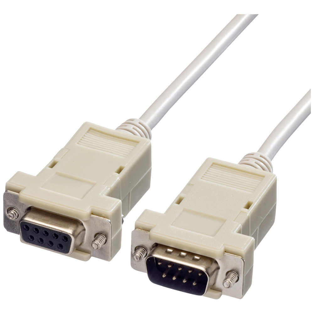 Nilox Beige Value Seriell Anschlusskabel [1X D-Sub-Stecker 9Pol. - 1X D-Sub-Buchse 9Pol.] 1.80 M Grau