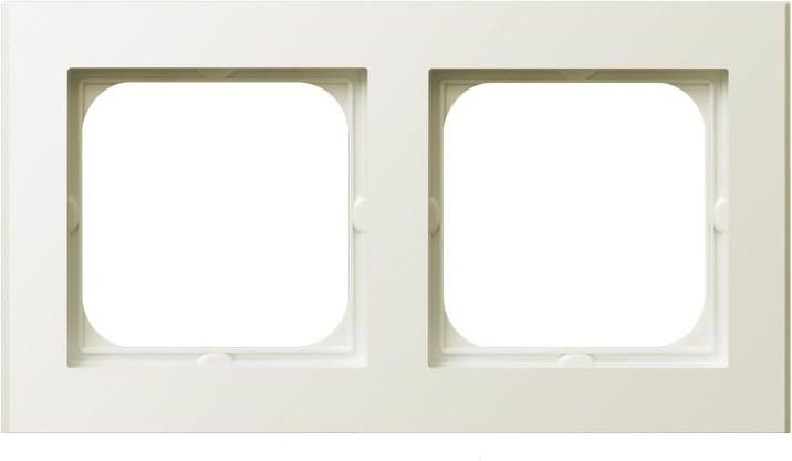 Ospel Plattenrahmen R-2R 2 Einheiten Kunststoff Glänzend - Bild 4