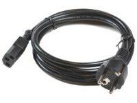 Microconnect Schwarz Schuko-C13 Stromkabel 0,5 M