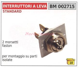 Interruttore A Leva Standard 2 Morsetti Faston 002715