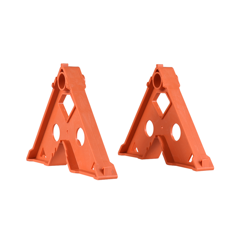 Support de peinture empilable triangulaire pour portes, moulures et placards, plastique orange, lot de 2