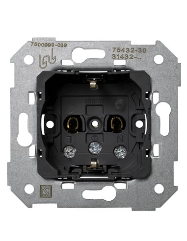 Efectoled - Bipolare Buchse 2P + Tt Simon 75432-39