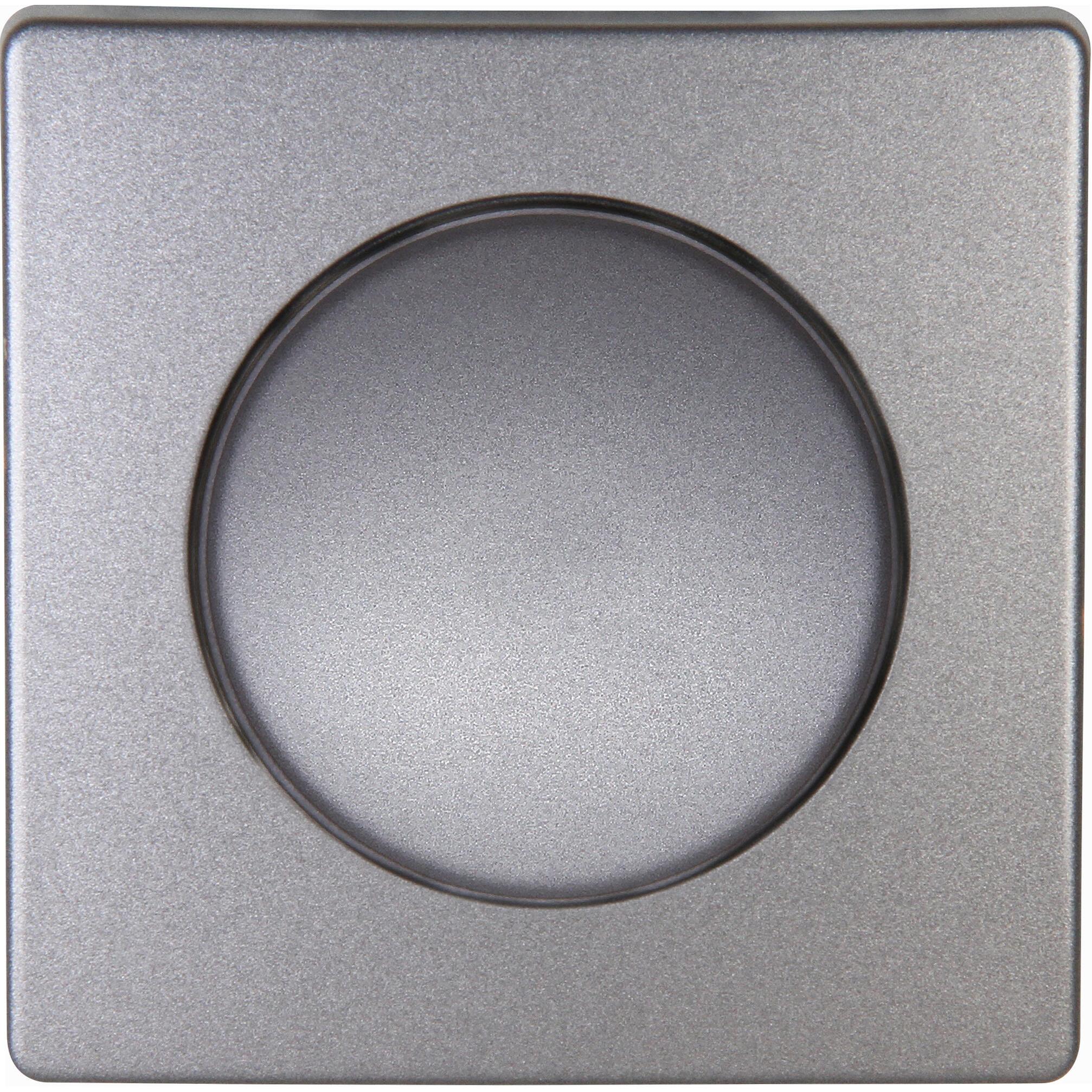 Kopp Abdeckung Venedig Für Druck- Wechseldimmer, Platin, 493343187 Kopp