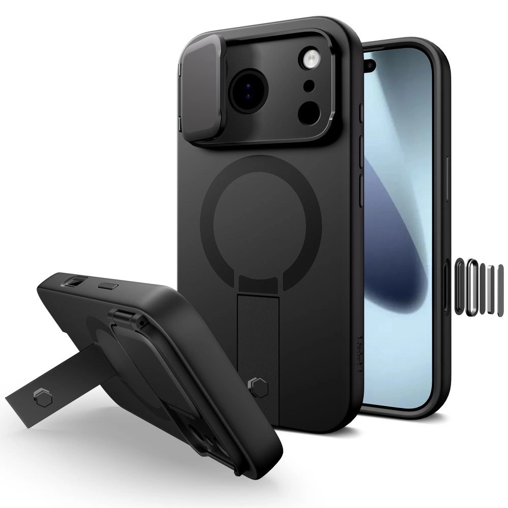 Tech-Protect Kevlar Aura MagSafe Abdeckung til iPhone 17 Pro Max - sortieren - Bild 2