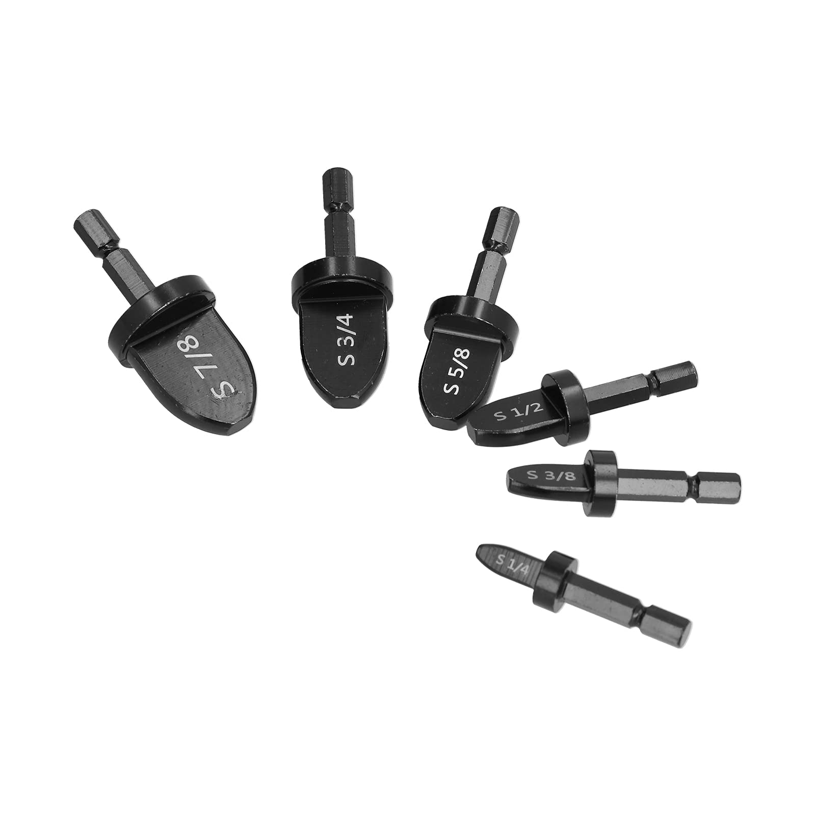 Set Di Punte Per Allargatubi, 6 Pezzi, Impugnatura Esagonale, Piegatubi, Condizionatore, Alesatore, Accessori, Utensile In Rame, Tondo