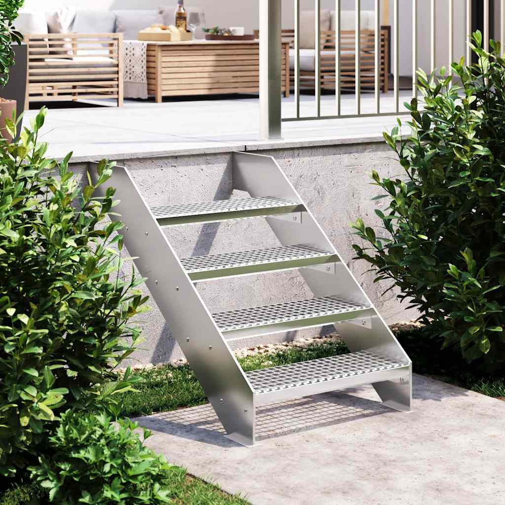Vidaxl Silber Gartenzaun, Cormisas (Geschmiedet Und Geschweisst) - Image 2