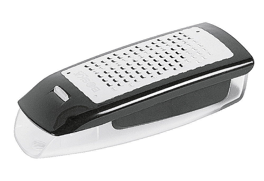 Boska Transparent/Silber/Schwarz Easy Grater, Küchenreibe, - Image 3