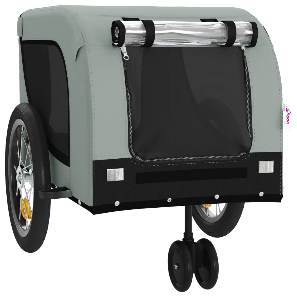 Rimorchio carrello Per Animali Domestici Grigio 020044268