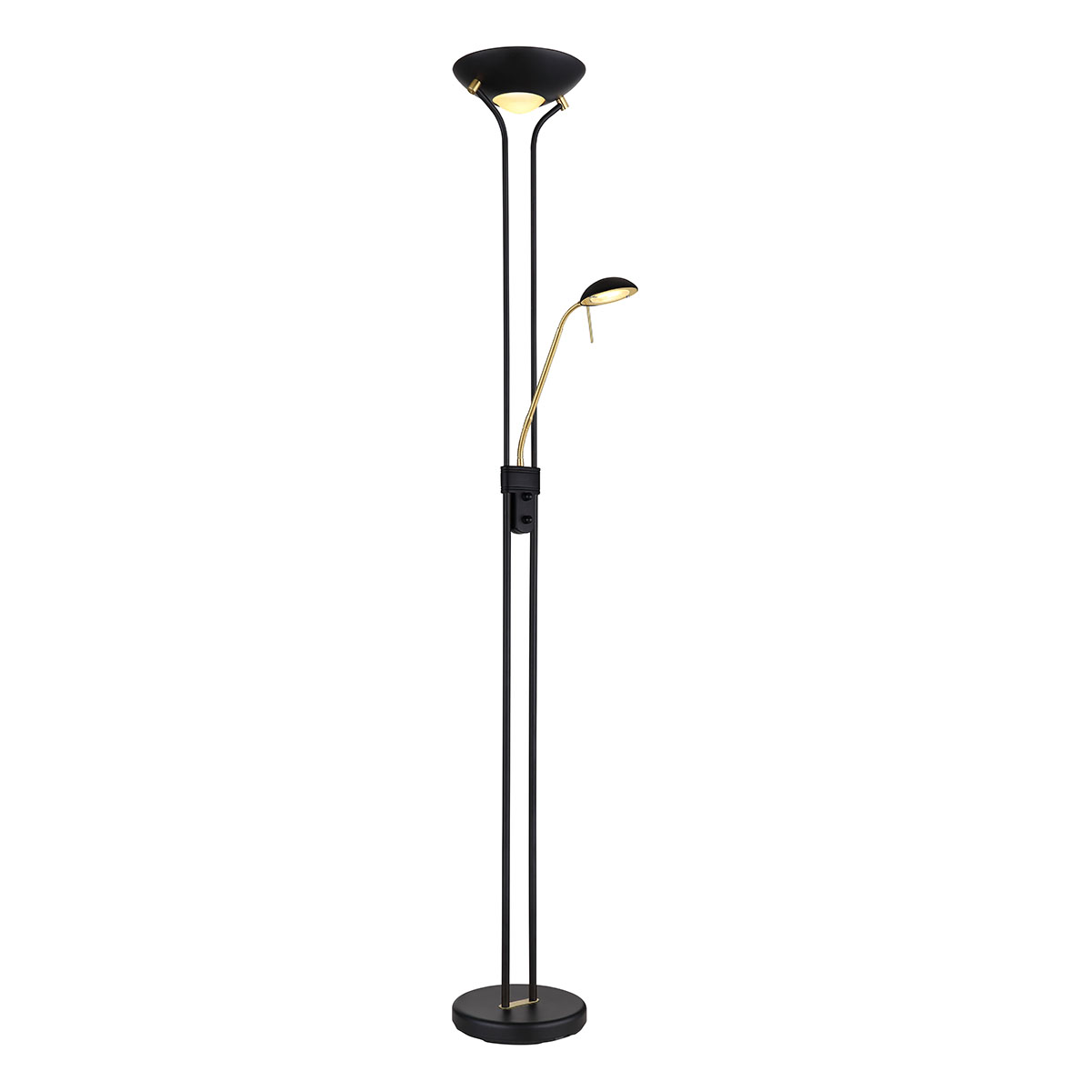Schwarz Stehlampe - Leonas - Metall - Ø 26Cm - Led - 59020B - Bild 4
